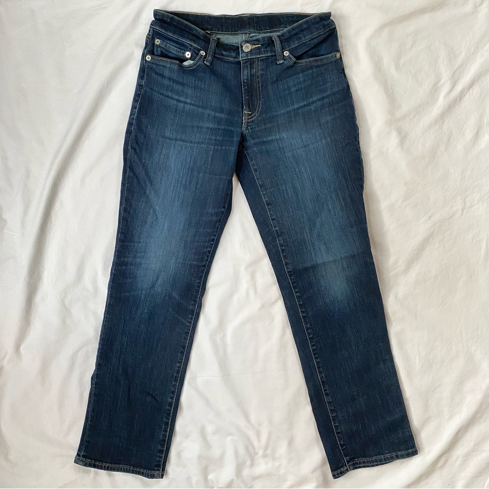 Lucky Brand Sweet Crop Blue Denim Skinny Jeans Pants